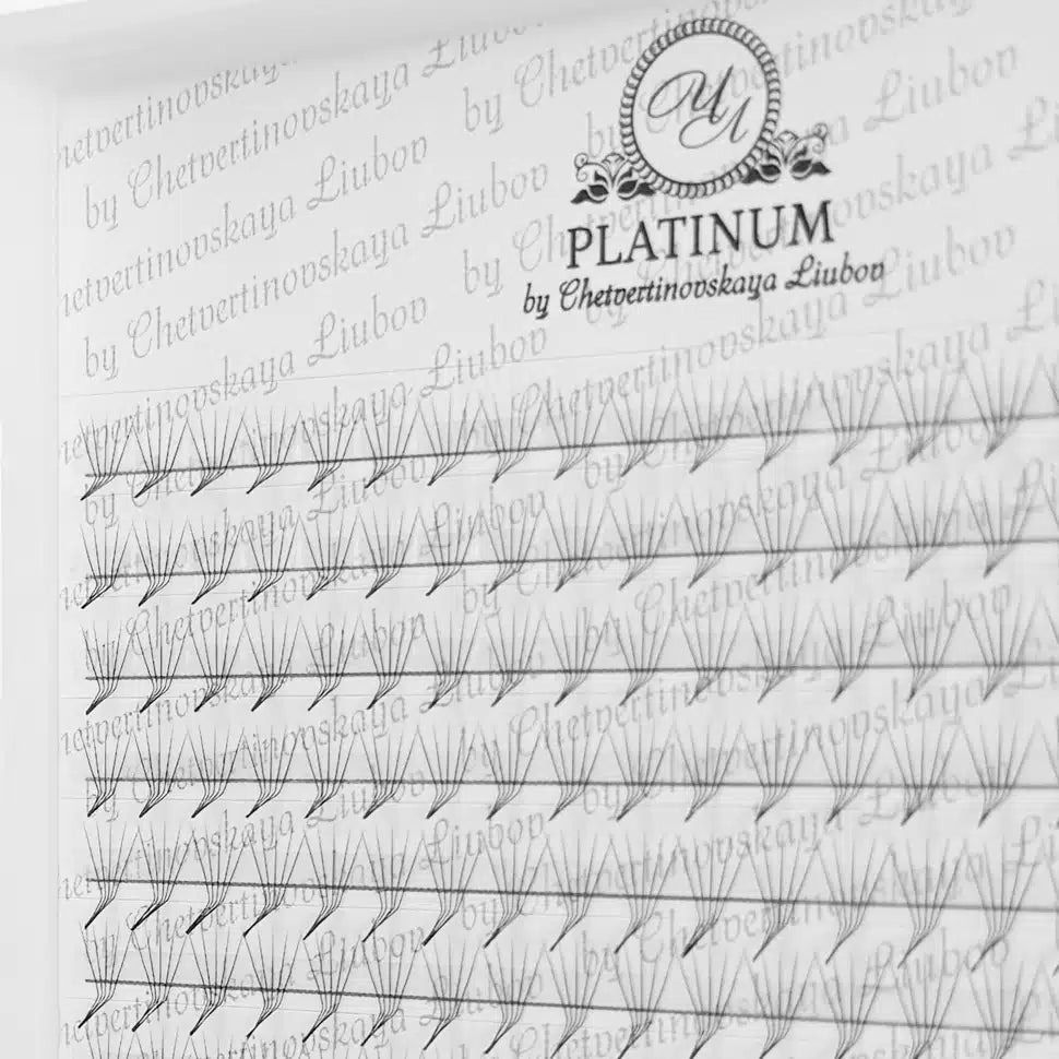 Ready Fan Eyelash Clusters 5D Curl L MIX 7–14 mm PLATINUM