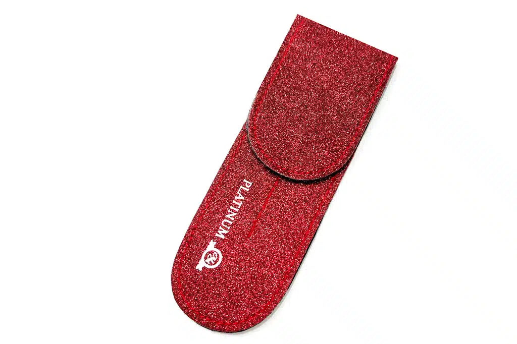 Case for 2 tweezers (glitter) PLATINUM™ Red