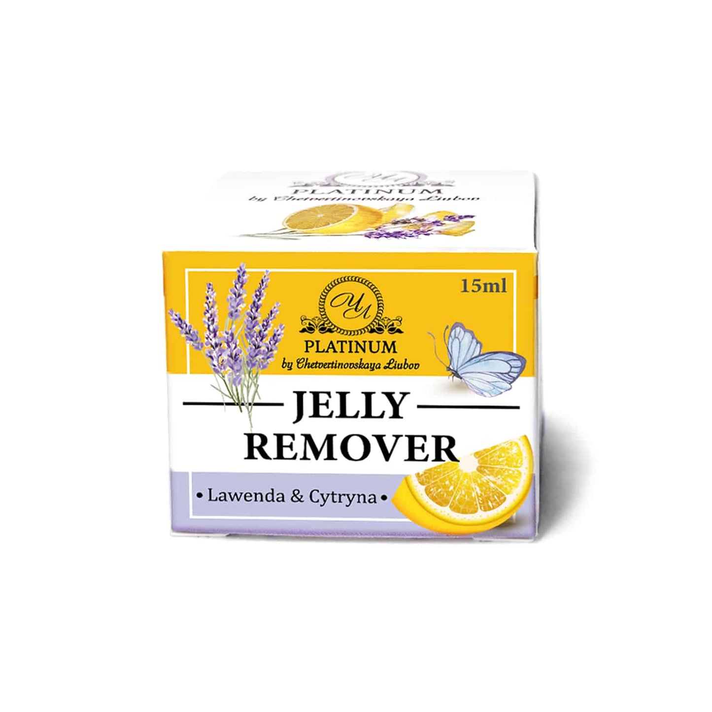 Remover Jelly 15 ml PLATINUM - Lavender-Lemon/Rose-Orange