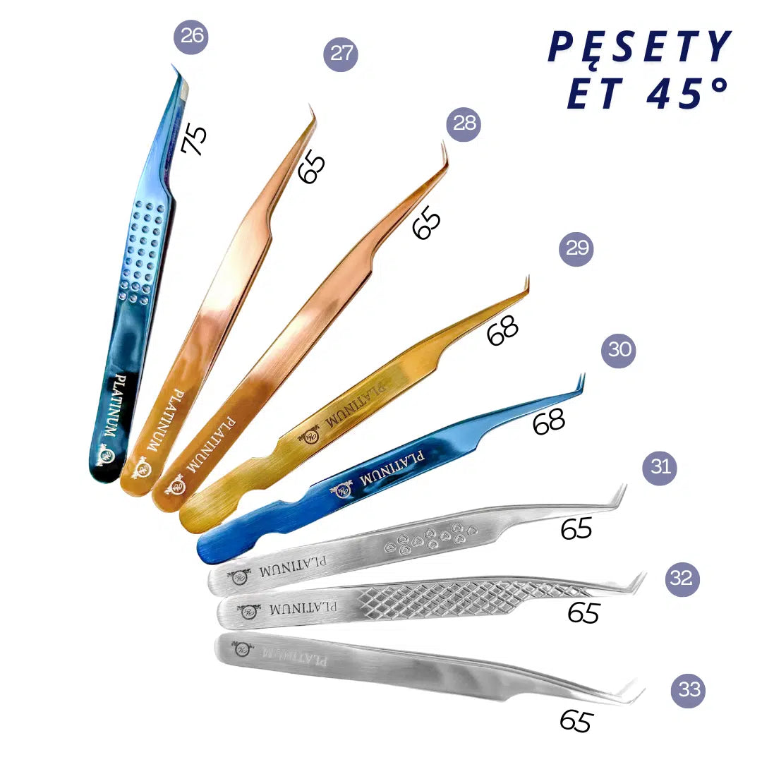 Tweezers Volume Heart PLATINUM No31