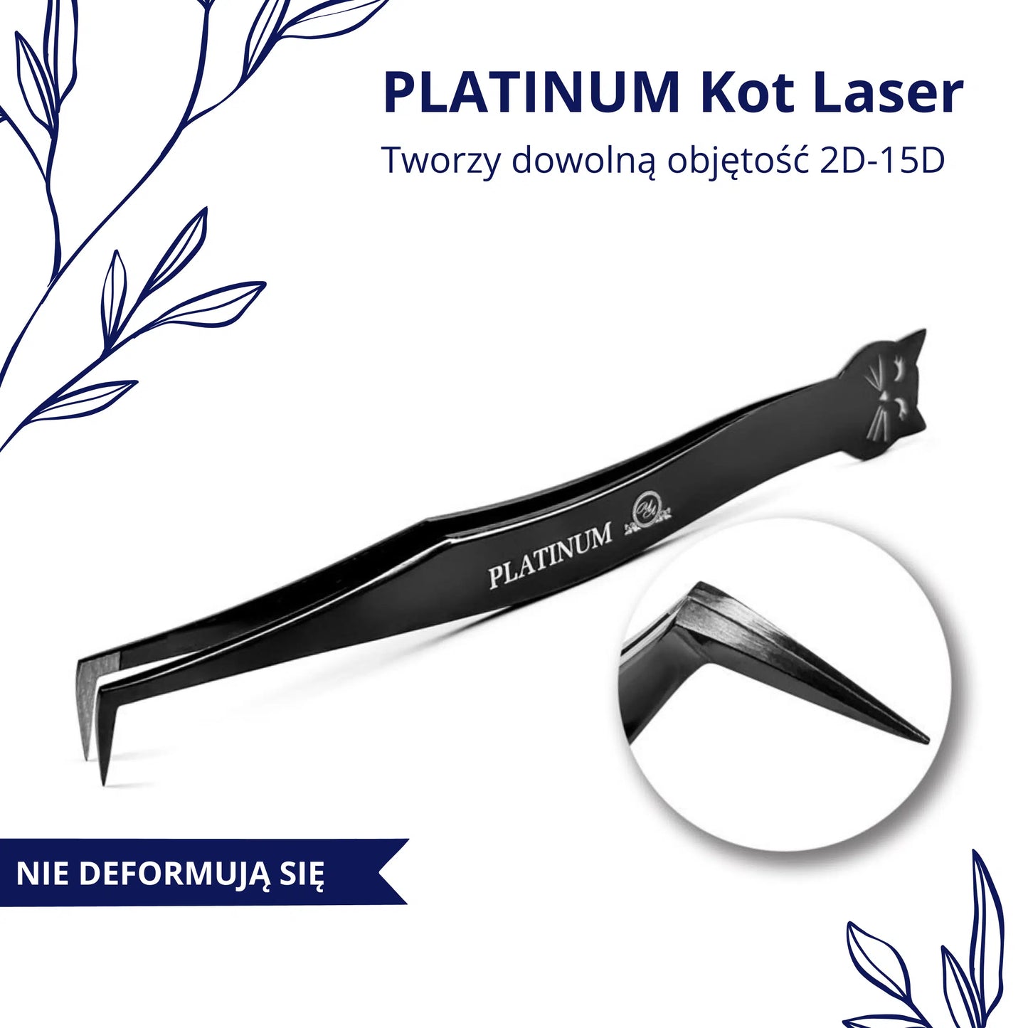 Tweezers Cat Laser PLATINUM™ No52