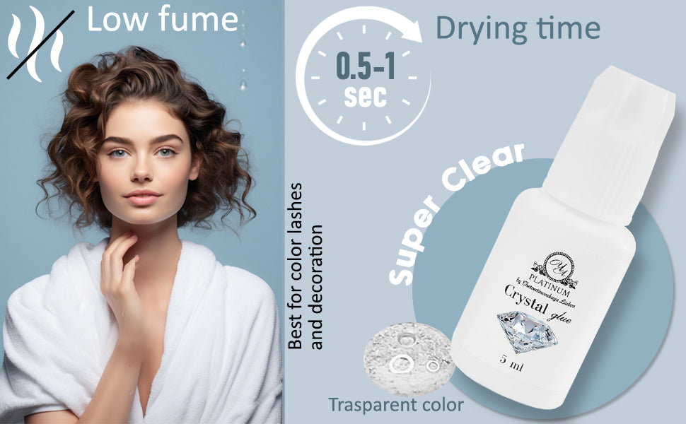 Crystal 5ml Eyelash Extension Glue Platinum
