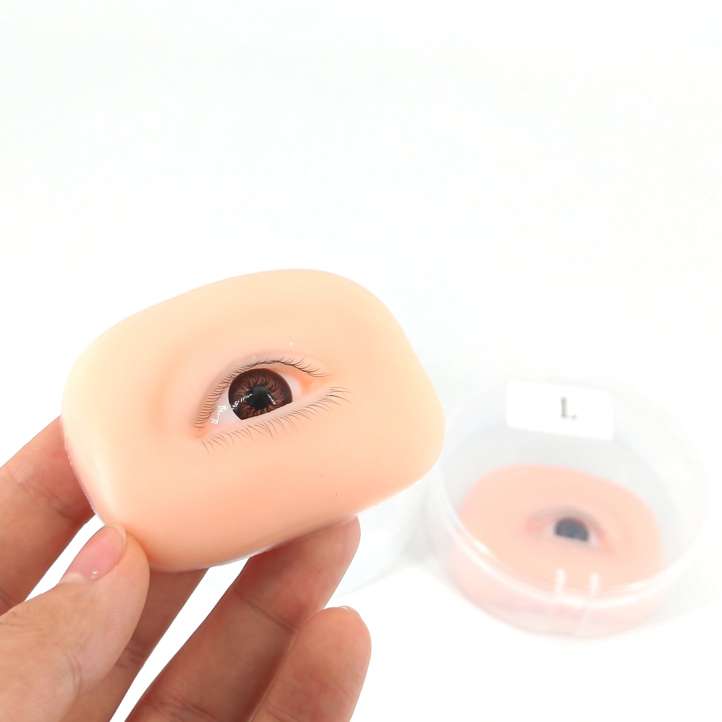 Silicone Eye Model with eyelashes
