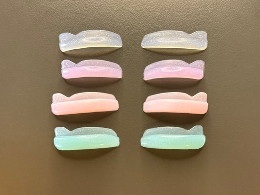 Silicone Laminasyon Bigudi Serisi  M-Kıvrım 4 pairs S, M, M+, L MIYA BEAUTY