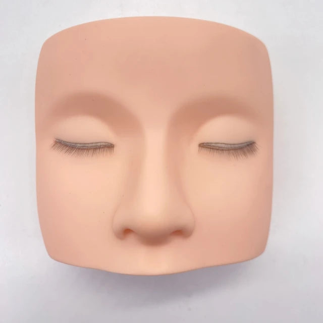Silicone Mannequin 3 layers Eyelash Training Head Eyelash Extension