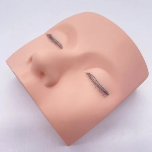 Silicone Mannequin 3 layers Eyelash Training Head Eyelash Extension