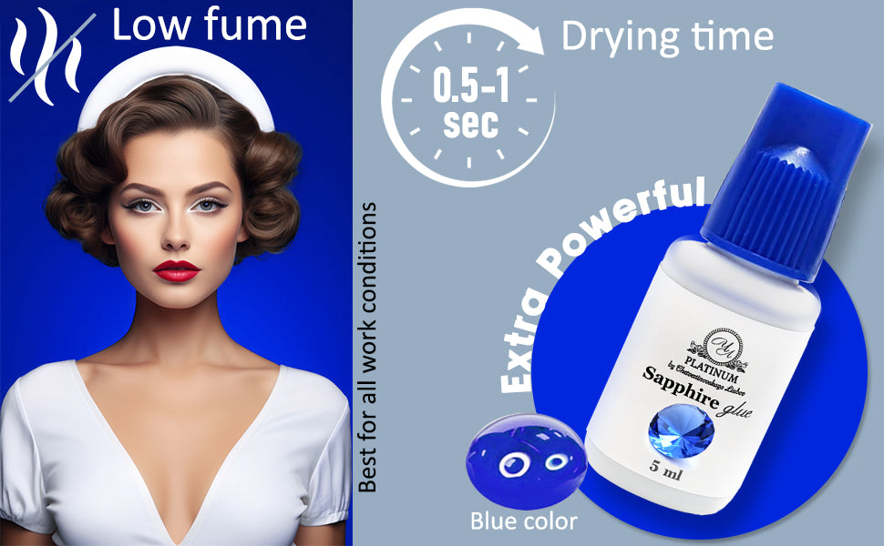 Sapphire Eyelash Extension Glue Platinum