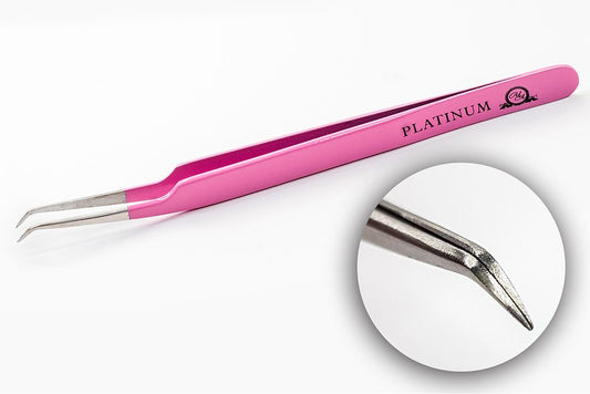 Tweezers Mini PLATINUM - pink No11